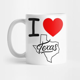 I HEART TEXAS Mug